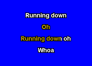 Running down

Oh

Running down oh

Whoa