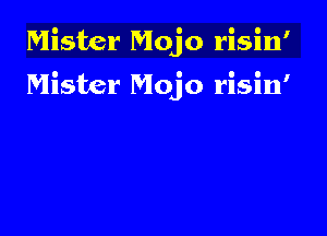 Mister Mojo risin'

Mister Mojo risin'
