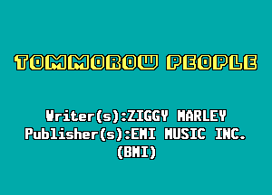 EGDZJDZJEJIBGIEJ DEGDILE

Hriter(s)zZIGGV HARLEV
Publisher(s)zEHI HUSIC IHC.
(BHI)