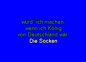 Die Socken