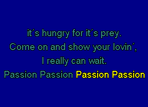 Passion Passion