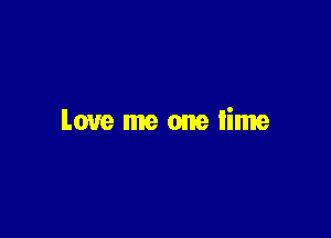Love me one lime