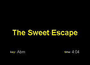 The SweebEscape