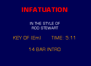 IN THE STYLE 0F
HUD STEWART

KB OFEEmJ TIME 5111

14 BAR INTRO