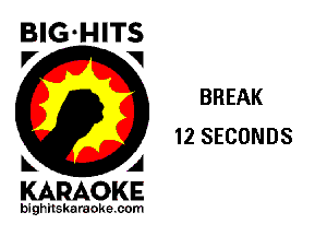 BIG-HITS
P' V

BREAK
12 SECONDS

KARAOKE

bighitskaraokecom