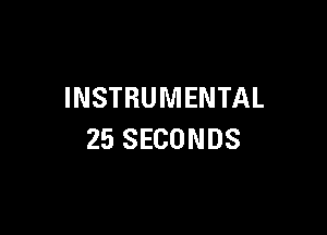 INSTRUMENTAL

25 SECONDS