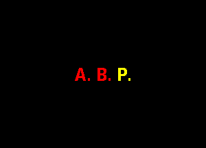 A. B. P.