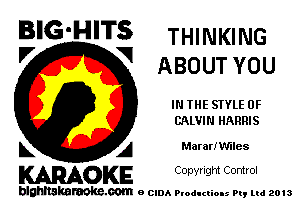 BIG'HITS THINKING

'7 V ABOUT YOU
IN THE STYLE 0F
CALVIN HARRIS
L A Mararn'mes

WOKE C opyr Igm Control

blghnskaraokc.c...

IronOcr License Exception.  To deploy IronOcr please apply a commercial license key or free 30 day deployment trial key at  http://ironsoftware.com/csharp/ocr/licensing/.  Keys may be applied by setting IronOcr.License.LicenseKey at any point in your application before IronOCR is used.