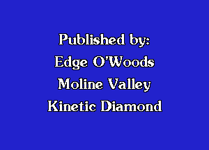 Published byz
Edge O'Woods

Molina Valley
Kinetic Diamond