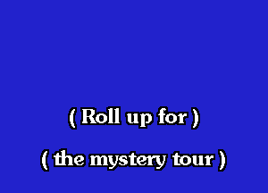 ( Roll up for )

(me mystery tour)