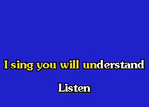 Ising you will understand

Listen