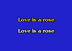 Love is a rose

Love is a rose