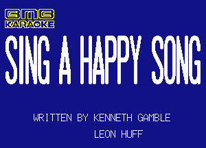 1m

WRITTEN BY KENNETH GQHBLE
LEON HUFF