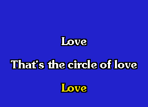 Love

That's the circle of love

Love