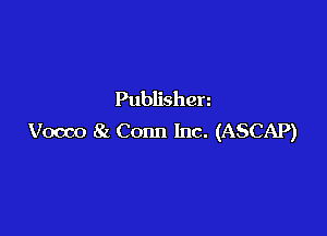 Publishen

Vooco 8i Conn Inc. (ASCAP)