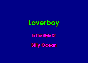 Loverboy