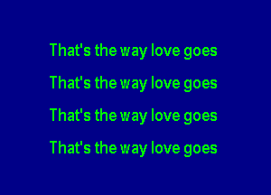 That's the way love goes

That's the way love goes

That's the way love goes

That's the way love goes