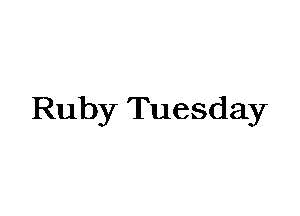 Ruby Tuesday