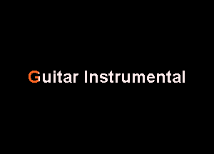 Guitar Instrumental