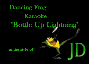 Dancing Frog
Karaoke

Home Up Ligiming