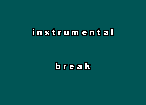 instrumental