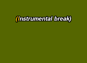 (Instrumenta! break)