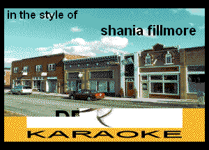 in the style of

shania fillmore