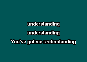 understanding

understanding

You've got me understanding