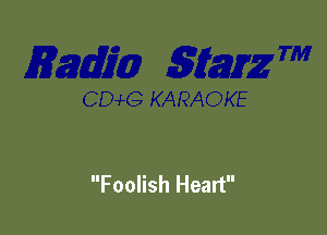 Foolish Heart