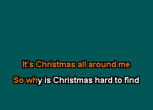 It's Christmas all around me

So why is Christmas hard to fund