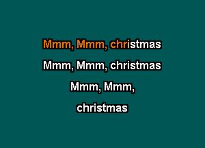 Mmm, Mmm, christmas

Mmm, Mmm, christmas

Mmm, Mmm,

christmas