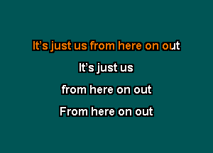 lfsjust us from here on out

It's just us
from here on out

From here on out