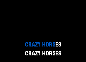 CRAZY HORSES
CRAZY HORSES