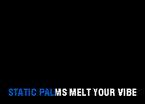 STATIC PALMS MELT YOUR 'JIBE