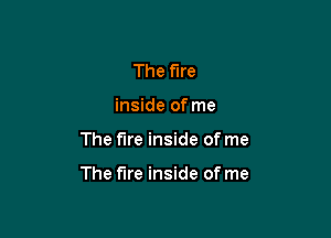 The fire
inside of me

The fire inside of me

The fire inside of me