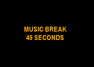 MUSIC BREAK

45 SECONDS