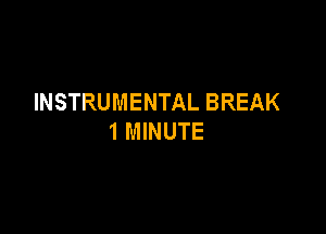 INSTRUMENTAL BREAK

1 MINUTE