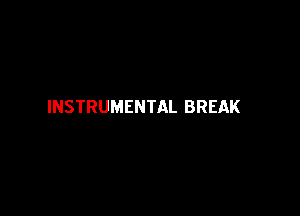 INSTRUMENTAL BREAK