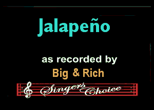 jjallapenilo

as recorded by
Big 8s Rich