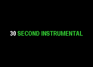 30 SECOND INSTRUMENTAL