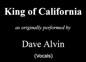 Killing of Callflfm'amm
warlgimib'mmdby

Dave Alvin
mm)