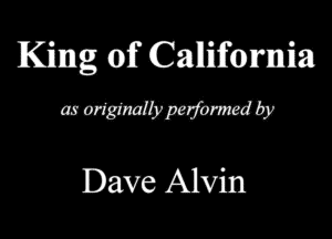 Mung tmf (Callifom
mwmmmm

Dave Alvin