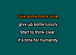 Give some more love.