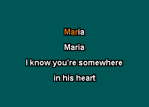 Maria

Maria

I know you're somewhere

in his heart
