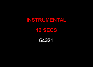 INSTRUMENTAL
168ECS

54321