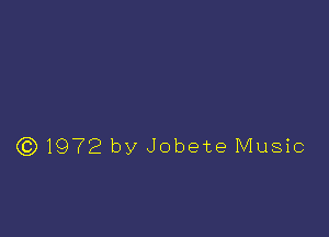 Q3) 1972 by Jobete Music