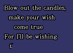 Blow out the candles,
make your Wish

come true

For F11 be Wishing
t