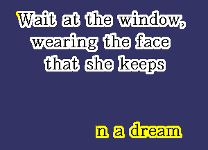 mem
mmm
maint-

E a dream