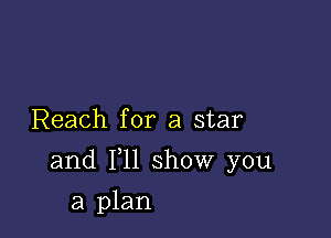 Reach for a star

and 111 show you

a plan