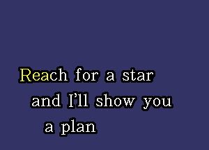 Reach for a star

and 111 show you

a plan